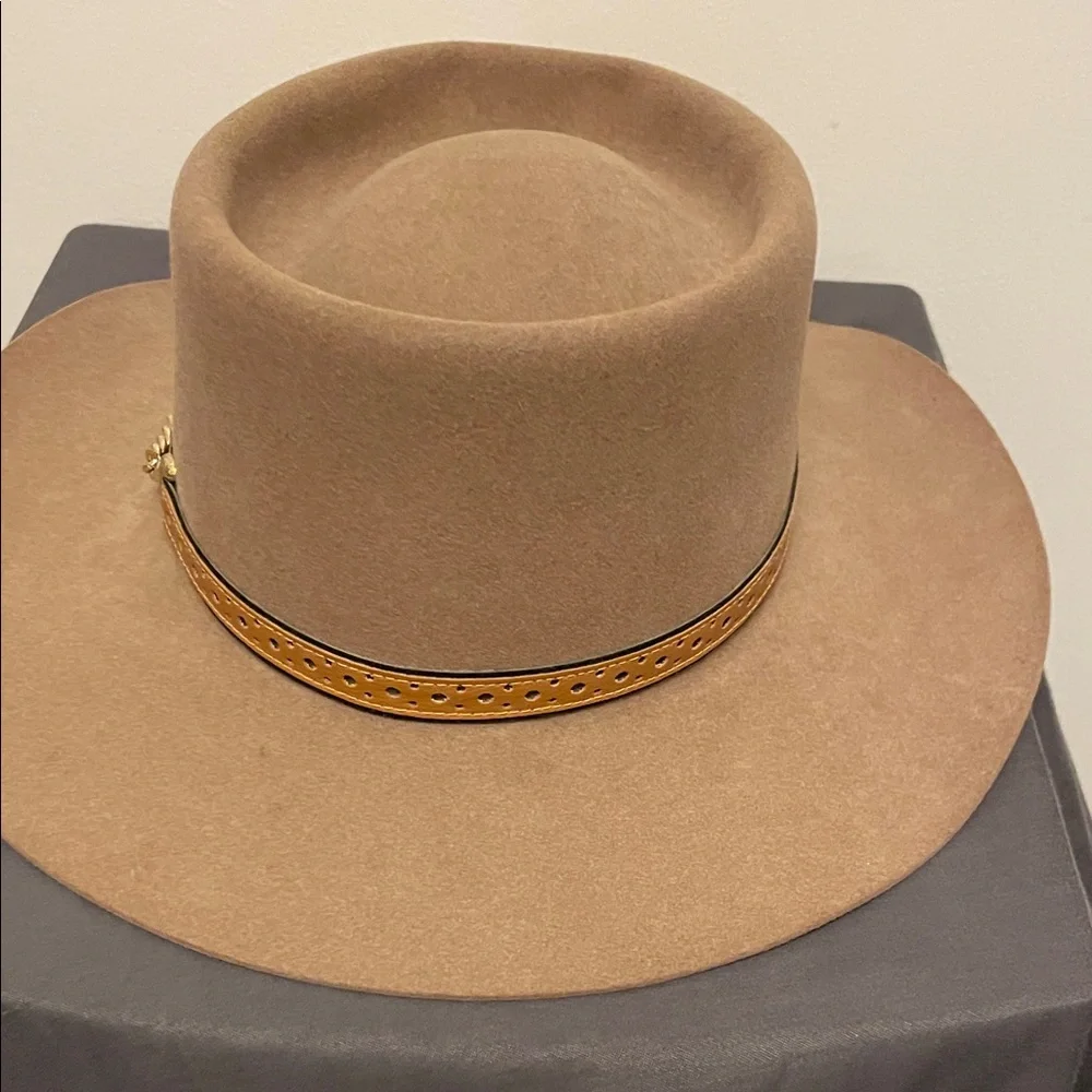 Unisex Akubra Made in Australia Dallas Style Felt Hat Size 56 - Picture 8 of 10